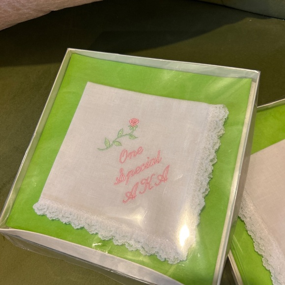 AKA Embroidered Handkerchief - Picture 2 of 2